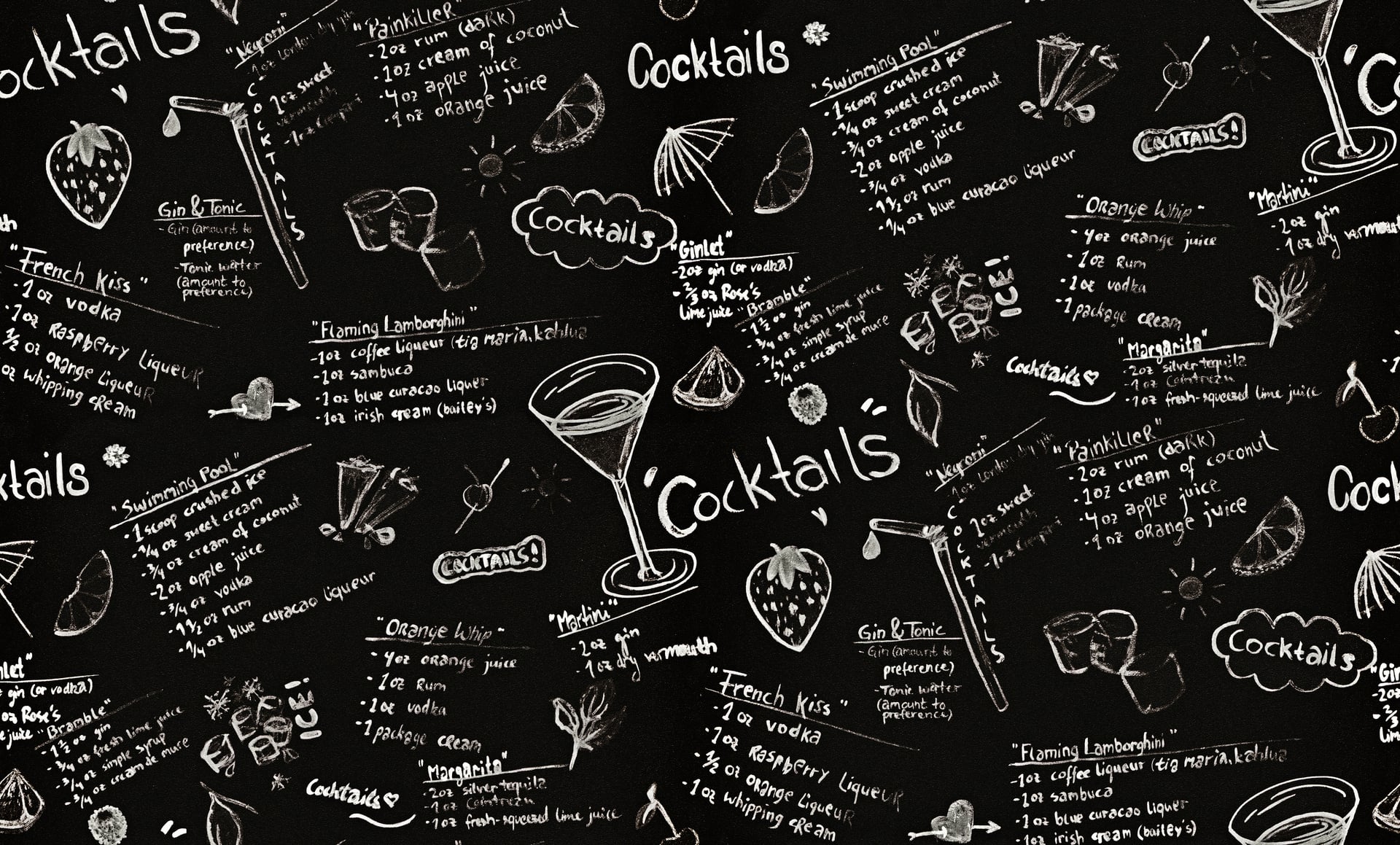 2246817 vliestapete cocktail schwarz