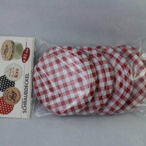 Schraubdeckel 5er kariert