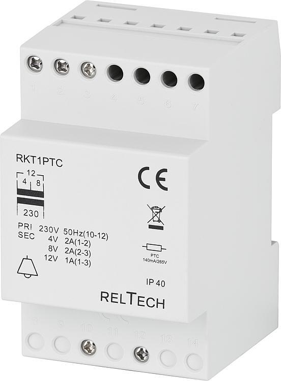 2268454 klingeltrafo 8 12v 2 1 34a kurzschlussfest