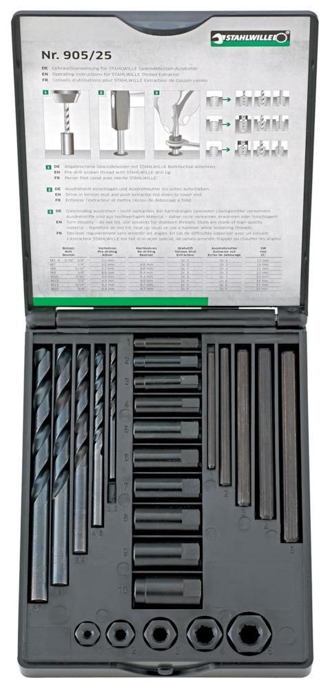 2272770 gewinde ausdrehsatz 25tlg stahlwille