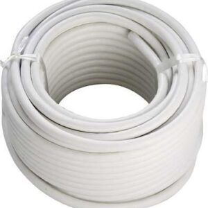 Koaxialleitung SAT 1.0/4.8 weiß, 100m Spule