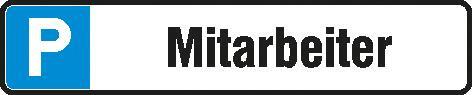 2274119 parkplatzschild mitarb aluminium gepraegt