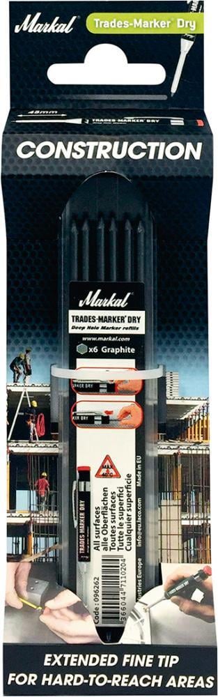 2275112 markal trades marker dry nachfueller minen set grafit