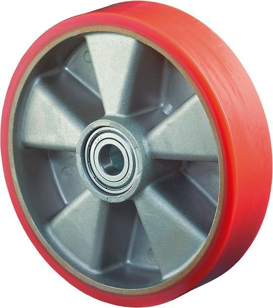 2275164 rad 100 40mm b90 102 polyure guss radk alu kl tragkraft 200 kg