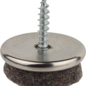 Filzgleiter mit Schraube grau 30mm