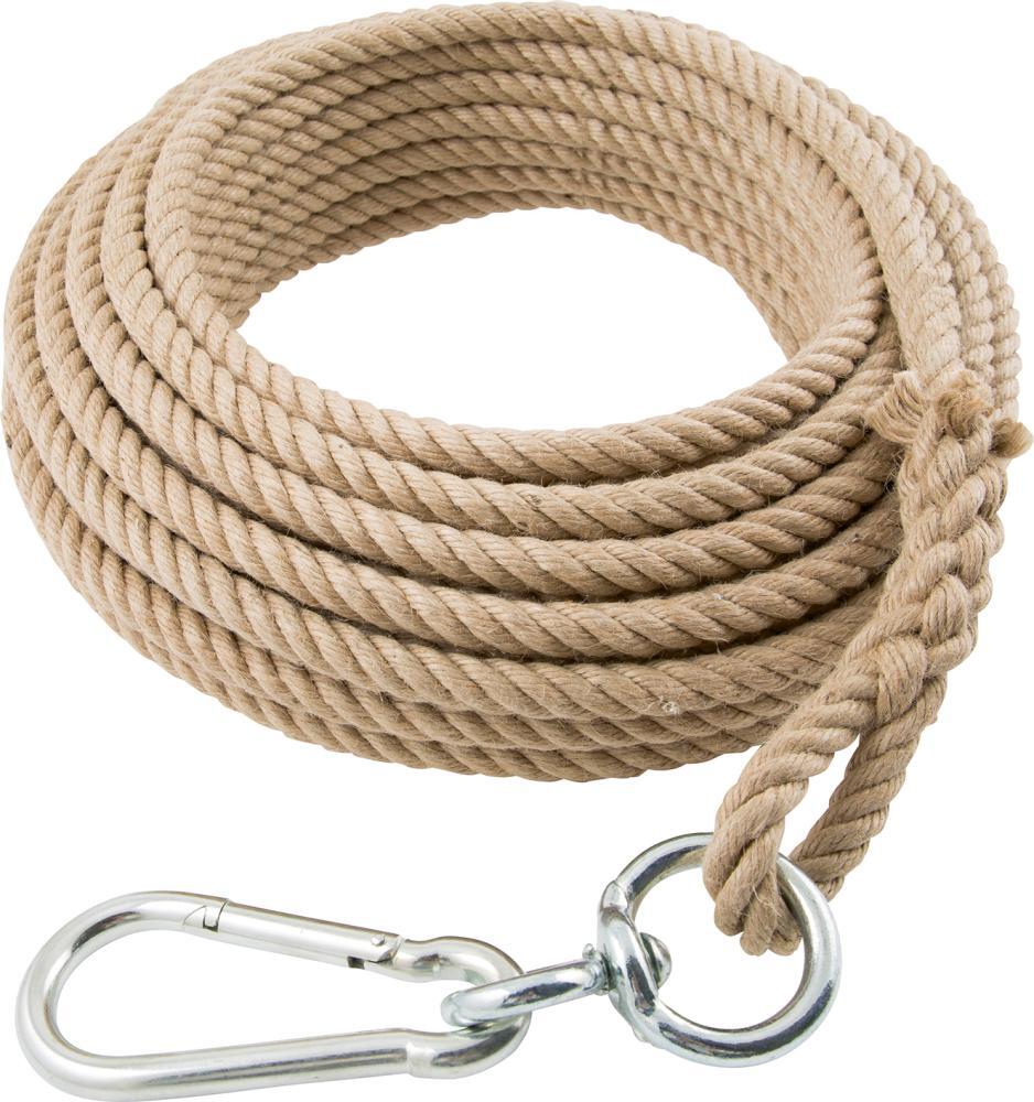 2275583 hanfseil 16 mm 30 m langschlaufe karabiner wirbel