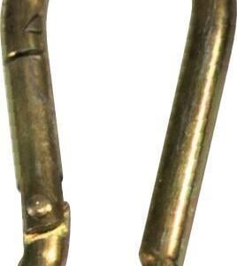 Feuerwehr-Karabinerhaken gelb-Zn 100x10mm