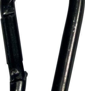 Feuerwehr-Karabinerhaken schwarz-Zn 60x 6mm