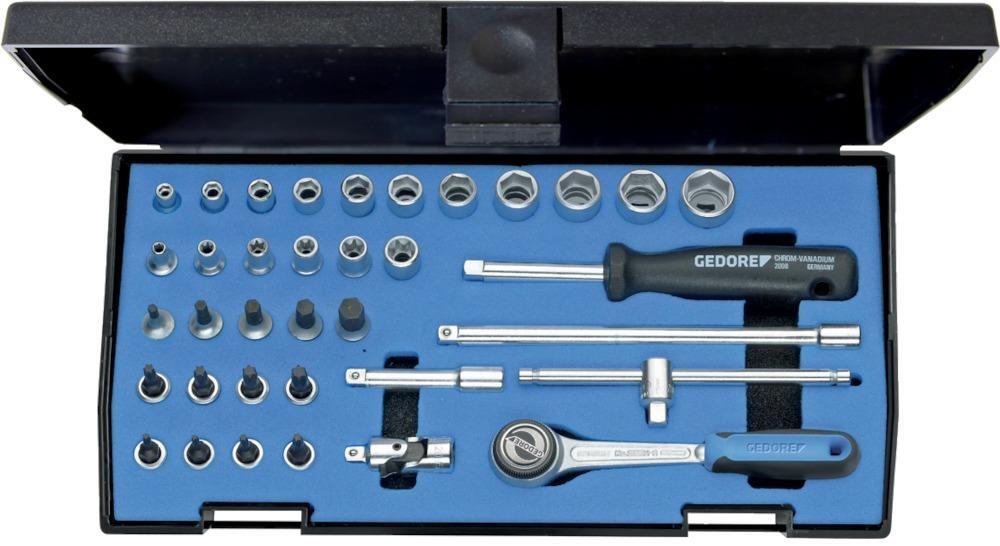 2277178 steckschluessel satz 1 4 20itu 3 36 teilig gedore