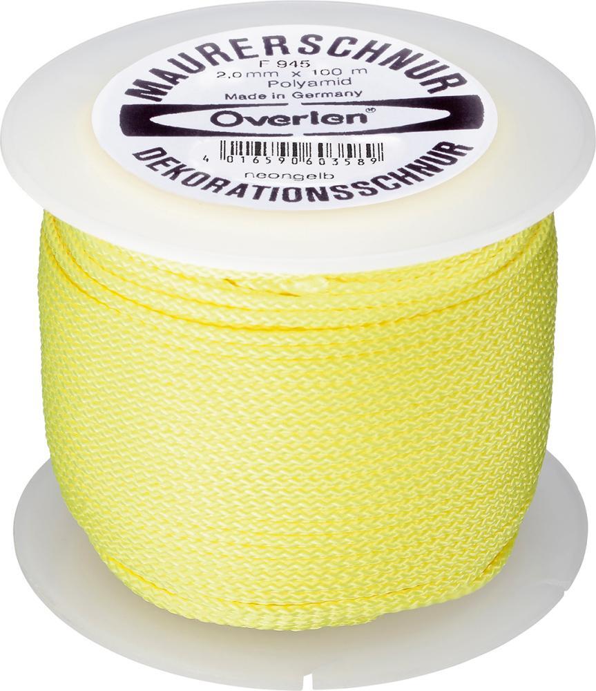 2277280 maurerschnur polyamid 2 0mm 100m neon gelb