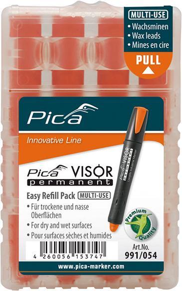 2277459 minen set fuer permanentmarker visor industrial orange pica
