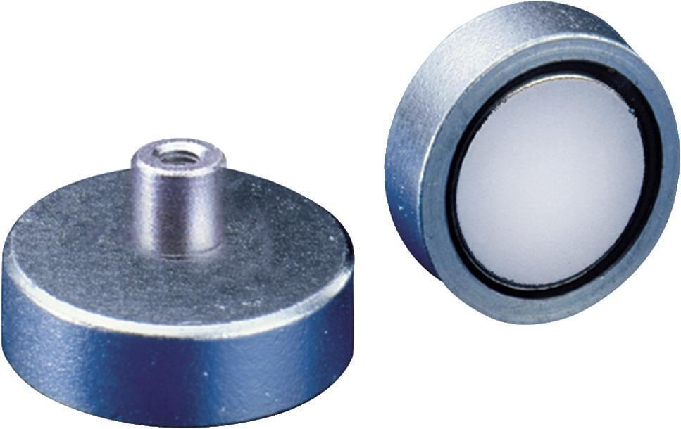 NdFeB-Flachgreif. m.Gew. 25 x 7,0 / 14,0mm Beloh