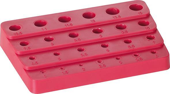 Kunststoffständer leer um 0,1 steigend 5,1-10mm FORTIS