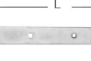 Kreuzgehänge 40x3,5x400mmhell verz.