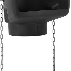 Kunststoff - Trichter schwarz mit 2 Ketten