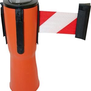 Leitkegelaufsatz rot / weiß diag.gestreift 4m