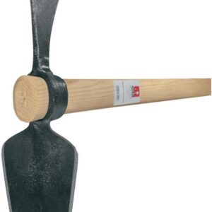 Wiedehopfhacke Ovalblatt geschmiedet mit Stiel