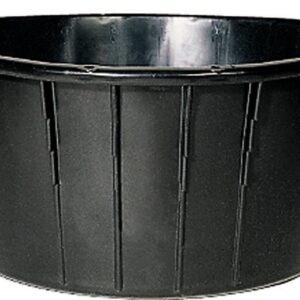 Spezialkübel oval, schwarz 90 L