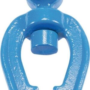 Seilgleitbügel 7/8 GK10 verg.Stahl blau, drehbar