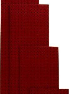 Lochplatte 495x457 mm purpurrot RAL 3004