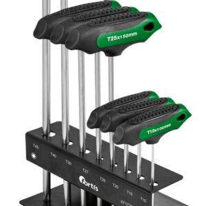 T-Griff-Schraubendr.Satz 7-tlg. T9 bis T40 FORTIS