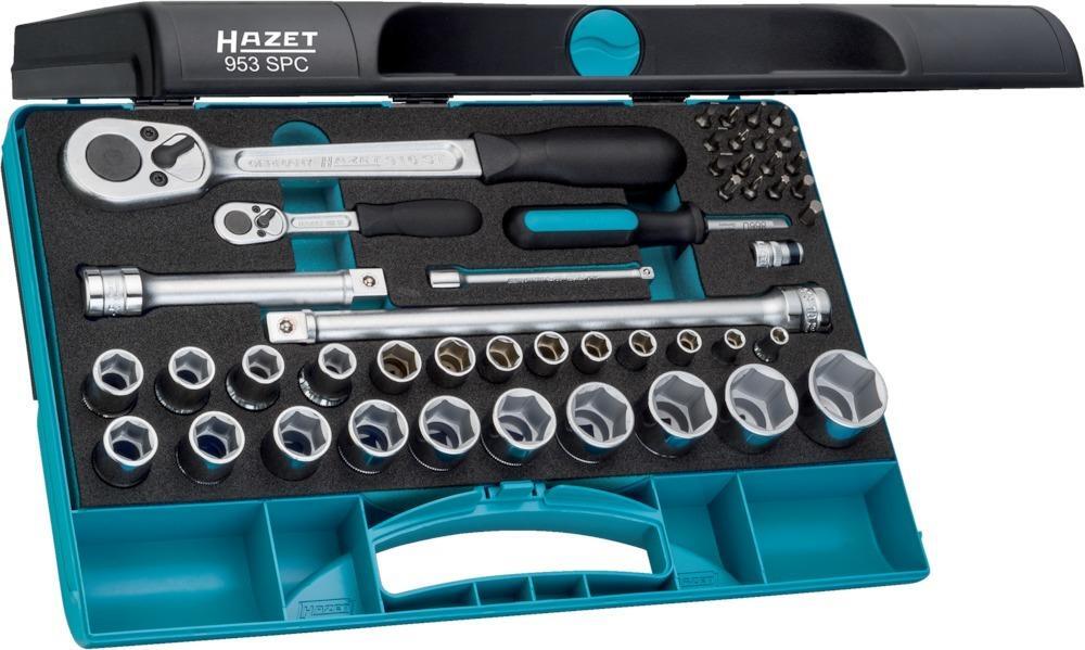 2280991 steckschluessel satz 953spc 1 4 und 1 2 47 teilig hazet