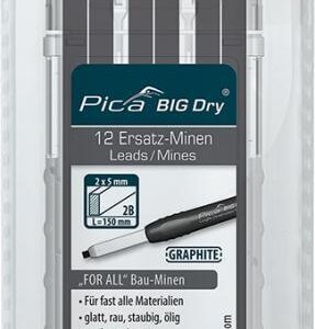 Minen-Set für Zimmermanns-Bleistift BIG Dry FORALL Bau Bau Graph