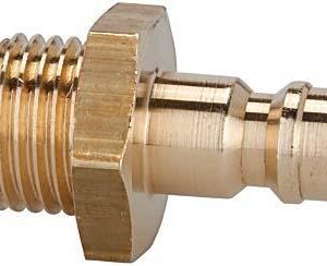 Stecknippel für Kupplung NW 5, Messing, AG G3/8" RIEGLER