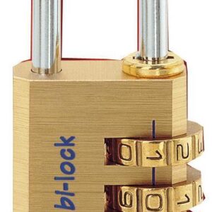 Vorhangschloss Messing Combi Lock 80/30mm Burg-Wächter