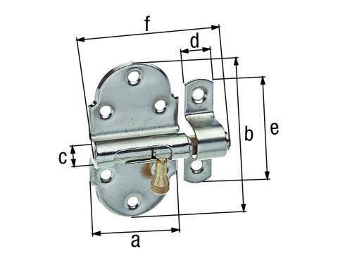 2283558 autom grendelriegel 260 vn fz 47 mm
