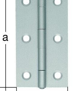 Ger.halbbr.Scharn.9530 VA/80 mm