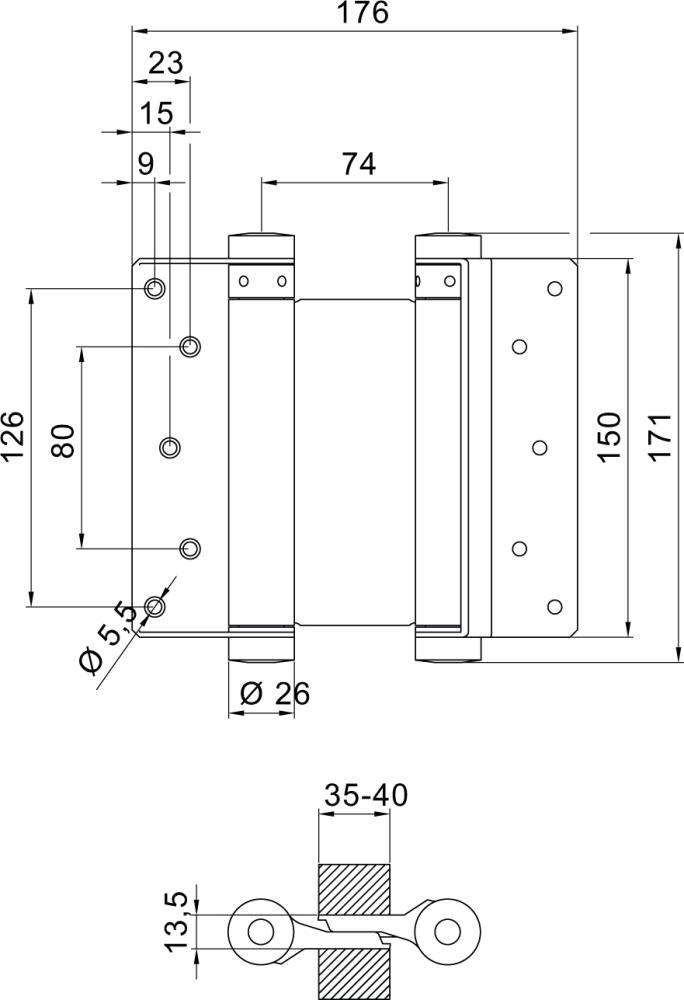 2283643 pendeltuerbaender nr 36 stahl vernickelt 150mm
