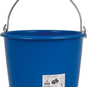 Baueimer 12 L blau m. Metalösenbügel 6mm