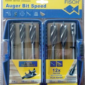 Schlangenbo.Bit-Satz150mm14-16-18-20-22+Verl.Fisch