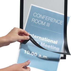 Informationsrahmen A4 2 Stück, schwarz