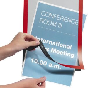 Informationsrahmen A4 2 Stück, rot