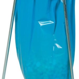 Abfallsamml. 1x120 l Stat. m.Deckel schw.