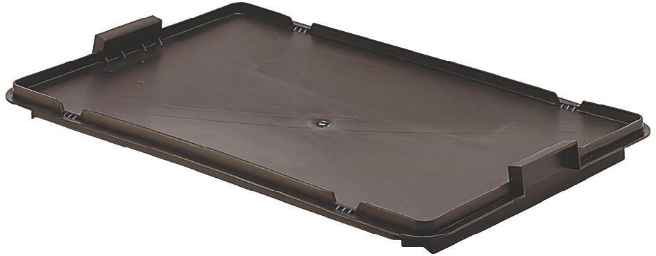 2284600 auflagedeckel schwarz zu drehstapelbehaelter 45l