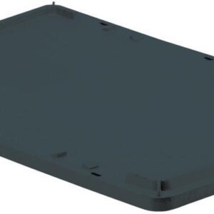 Deckel f. LB/DB+M33 Dreh stap.beh. 65 l,schwarz