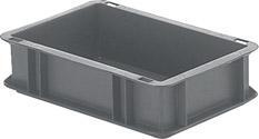 Stapeltransportkasten 300x200x75 mm grau