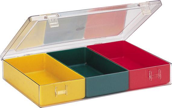Sortimentkasten m.Deckel 307x225x50 mm Typ 4.11