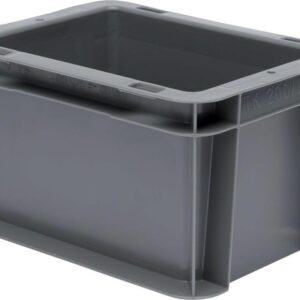 Stapelkasten grau 200x150x120mm geschl.