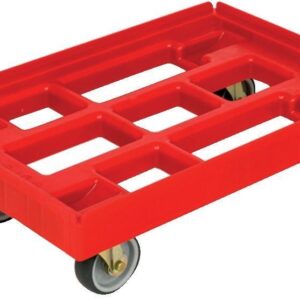 Transportroller 610x410mmrot, m. 4 LR.