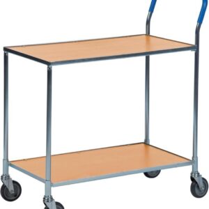 Tischwagen m. 2 Ladefl. Dekor Buche