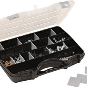 Allzweckkoffer 47 schwarz-silber 460x350x81