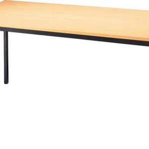 Tisch 2000x800 mm schwarz / Buche