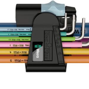 Winkelschraubendreher- Satz Multicolor rostfrei 9-teilig