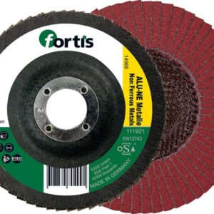 Fächerschleifsch. ALU-NE 125mm K120 gewölbt FORTIS