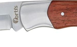 Arbeitsmesser Holz im Lederetui 175mm FORTIS