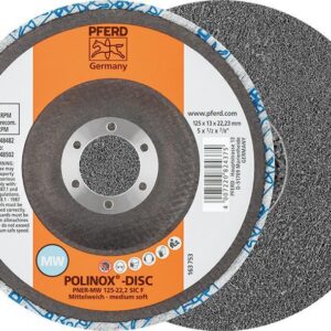 Schleifrad POLINOX 125mm mittelweich Pferd